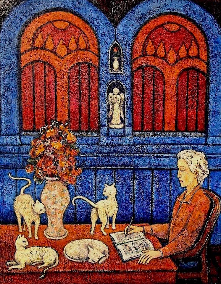 Composition w/ White Cats