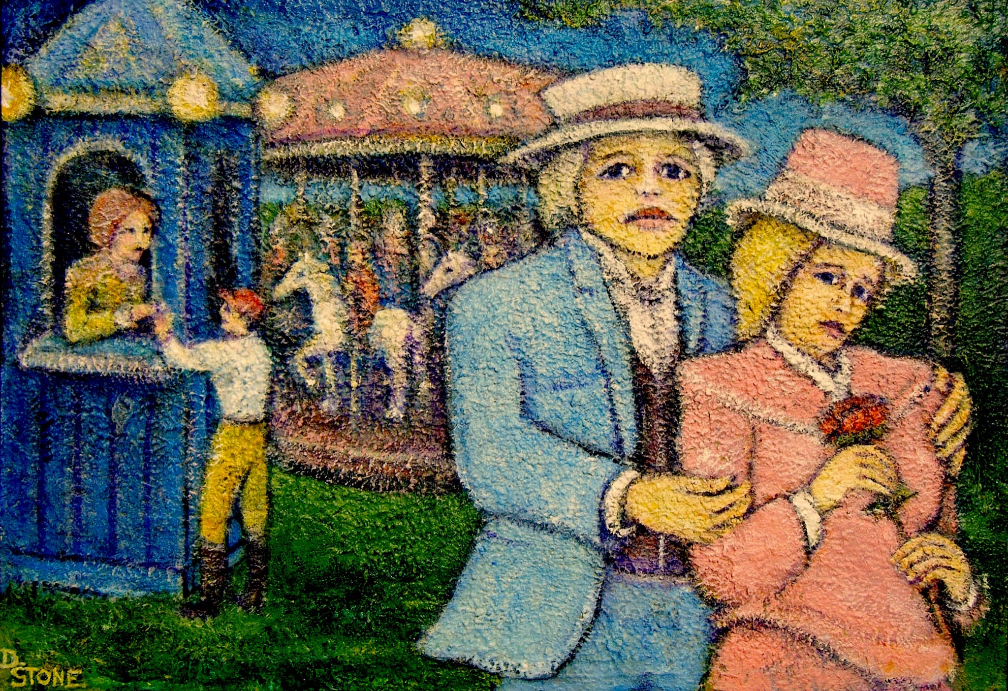 He Rescues His Sweetheart From the Kissing Booth...