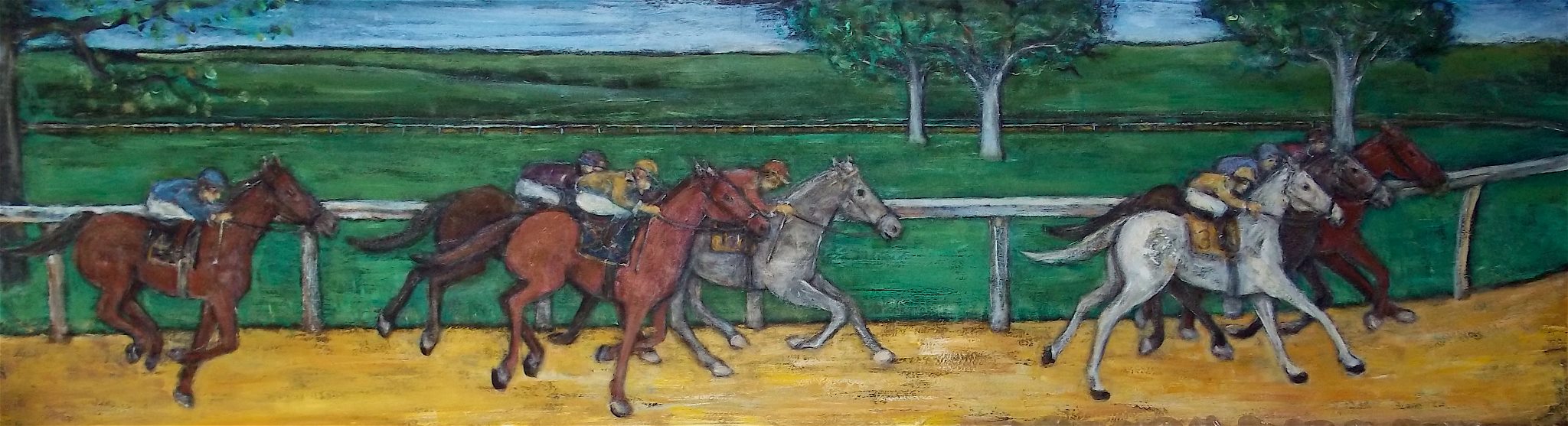 Into the First Turn...