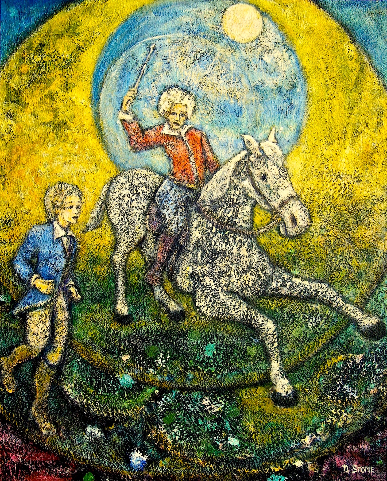 Running in Round Sunlight