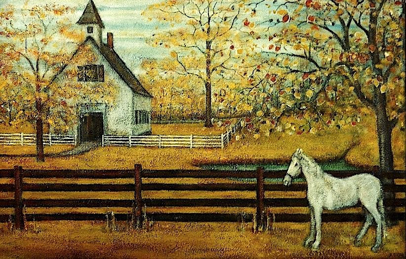 The White Horse At The Fence